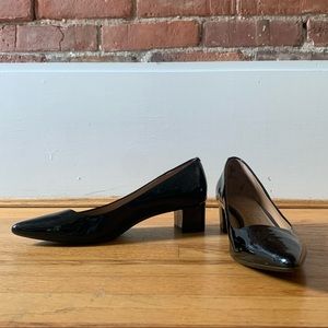 Calvin Klein block heels